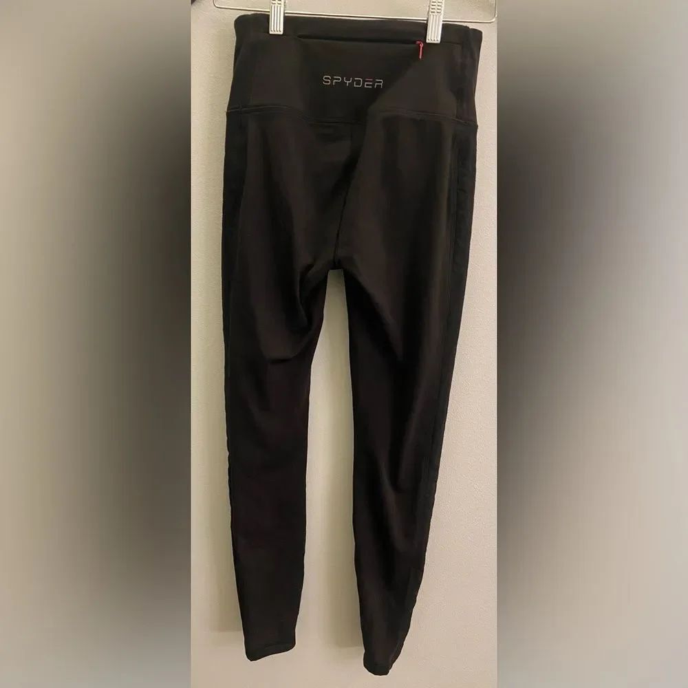 Spyder Black Activewear Leggings small